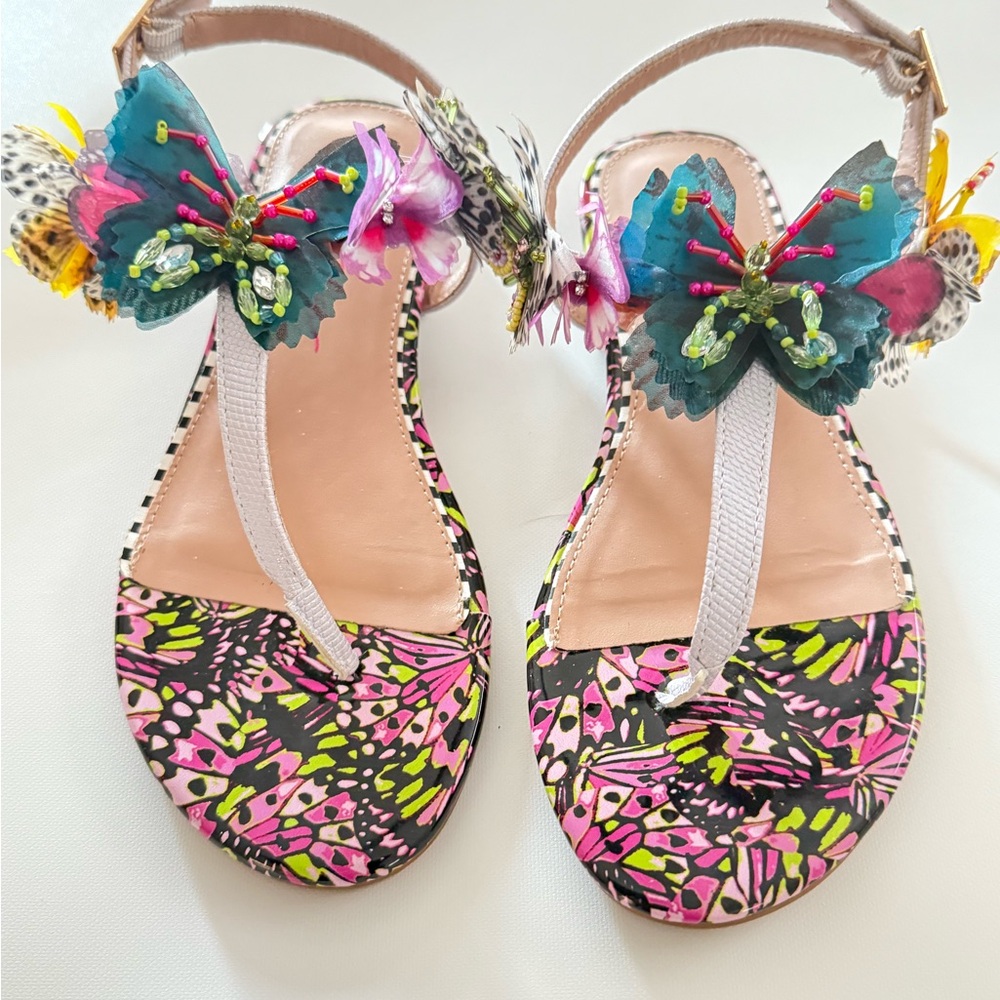 Colorful Butterfly Sandals